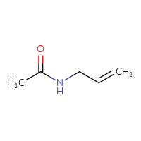 Chemical structure of N-(prop-2-en-1-yl)acetamide - CSSB00000160273