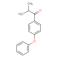 Chemical structure of 2-methyl-1-(4-phenoxyphenyl)propan-1-one - CSSB00000768801