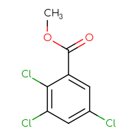 Chemical structure of methyl 2,3,5-trichlorobenzoate - CSSB00012350767