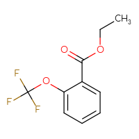 Chemical structure of ethyl 2-(trifluoromethoxy)benzoate - CSSB00006007690
