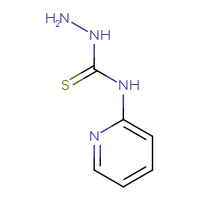 Chemical structure of 3-amino-1-(pyridin-2-yl)thiourea - CSSB00000120790