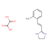 Chemical structure of 2-[(1E)-2-(2-methylphenyl)ethenyl]-4,5-dihydro-1H-imidazole; oxalic acid - CSSB00102518954