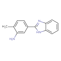 Chemical structure of 5-(1H-1,3-benzodiazol-2-yl)-2-methylaniline - CSSB00000595952