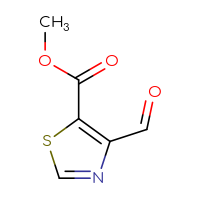Chemical structure of methyl 4-formyl-1,3-thiazole-5-carboxylate - CSSB00000719801
