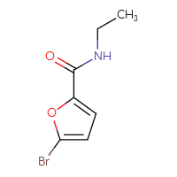 Chemical structure of 5-bromo-N-ethylfuran-2-carboxamide - CSSB00000160144