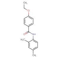 Chemical structure of N-(2,4-dimethylphenyl)-4-ethoxybenzamide - CSSB00027984417