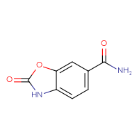 Chemical structure of 2-oxo-2,3-dihydro-1,3-benzoxazole-6-carboxamide - CSSB00000054463