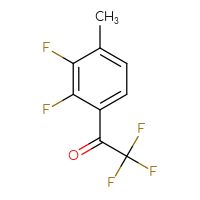 Chemical structure of 1-(2,3-difluoro-4-methylphenyl)-2,2,2-trifluoroethan-1-one - CSSB00014248899