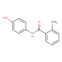 Chemical structure of N-(4-hydroxyphenyl)-2-methylbenzamide - CSSB00000491939