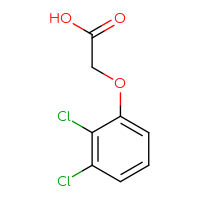 Chemical structure of 2-(2,3-dichlorophenoxy)acetic acid - CSSB00000191259