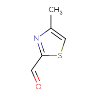 Chemical structure of 4-methyl-1,3-thiazole-2-carbaldehyde - CSSB00000756994