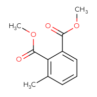 Chemical structure of 1,2-dimethyl 3-methylbenzene-1,2-dicarboxylate - CSSB00010239724