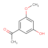 Chemical structure of 1-(3-hydroxy-5-methoxyphenyl)ethan-1-one - CSSB00010638409