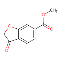 Chemical structure of methyl 3-oxo-2,3-dihydro-1-benzofuran-6-carboxylate - CSSB00010265367