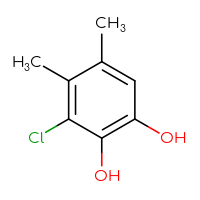 Chemical structure of 3-chloro-4,5-dimethylbenzene-1,2-diol - CSSB00010659464