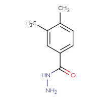 Chemical structure of 3,4-dimethylbenzohydrazide - CSSB00000189846