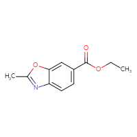 Chemical structure of ethyl 2-methyl-1,3-benzoxazole-6-carboxylate - CSSB00010203095