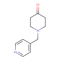 Chemical structure of 1-[(pyridin-4-yl)methyl]piperidin-4-one - CSSB00000228177