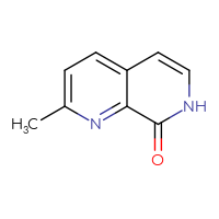 Chemical structure of 2-methyl-7,8-dihydro-1,7-naphthyridin-8-one - CSSB00010292634