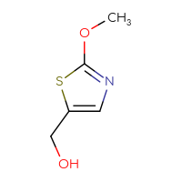 Chemical structure of (2-methoxy-1,3-thiazol-5-yl)methanol - CSSB00011999947