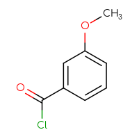 Chemical structure of 3-methoxybenzoyl chloride - CSSB00000239724