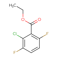 Chemical structure of ethyl 2-chloro-3,6-difluorobenzoate - CSSB00010164430