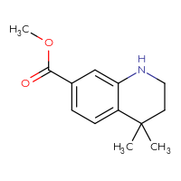 Chemical structure of methyl 4,4-dimethyl-1,2,3,4-tetrahydroquinoline-7-carboxylate - CSSB00010274397