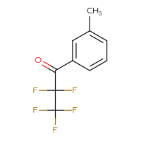 Chemical structure of 2,2,3,3,3-pentafluoro-1-(3-methylphenyl)propan-1-one - CSSB00012343781