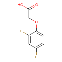 Chemical structure of 2-(2,4-difluorophenoxy)acetic acid - CSSB00000737261