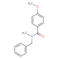 Chemical structure of N-benzyl-4-methoxy-N-methylbenzamide - CSSB00000001467