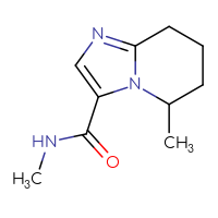Chemical structure of N,5-dimethyl-5H,6H,7H,8H-imidazo[1,2-a]pyridine-3-carboxamide - CSSB00161123949