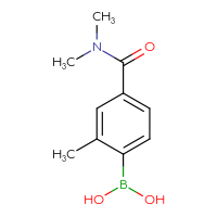 Chemical structure of [4-(dimethylcarbamoyl)-2-methylphenyl]boronic acid - CSSB00011011107