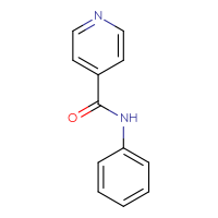 Chemical structure of N-phenylpyridine-4-carboxamide - CSSB00000153474