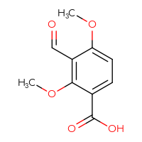 Chemical structure of 3-formyl-2,4-dimethoxybenzoic acid - CSSB00010424744