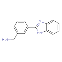 Chemical structure of 1-[3-(1H-1,3-benzodiazol-2-yl)phenyl]methanamine - CSSB00007810908