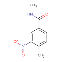 Chemical structure of N,4-dimethyl-3-nitrobenzamide - CSSB00000159714