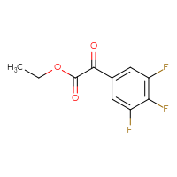 Chemical structure of ethyl 2-oxo-2-(3,4,5-trifluorophenyl)acetate - CSSB00009999807