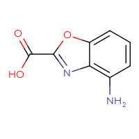 Chemical structure of 4-amino-1,3-benzoxazole-2-carboxylic acid - CSSB00009849090