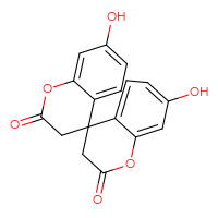 Chemical structure of 7,7'-dihydroxy-2,2',3,3'-tetrahydro-4,4'-spirobi[[1]benzopyran]-2,2'-dione - CSSB00020591779