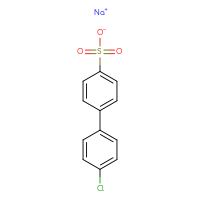 Chemical structure of sodium 4'-chloro-[1,1'-biphenyl]-4-sulfonate - CSSB00025741938