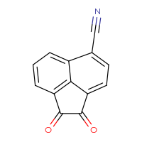 Chemical structure of 1,2-dioxo-1,2-dihydroacenaphthylene-5-carbonitrile - CSSB00039707929