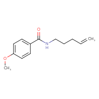 Chemical structure of 4-methoxy-N-(pent-4-en-1-yl)benzamide - CSSB00010499073