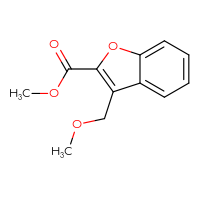 Chemical structure of methyl 3-(methoxymethyl)-1-benzofuran-2-carboxylate - CSSB00000151589