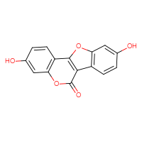 Chemical structure of 5,14-dihydroxy-8,17-dioxatetracyclo[8.7.0.0²,⁷.0¹¹,¹⁶]heptadeca-1(10),2(7),3,5,11(16),12,14-heptaen-9-one - CSSB00000023152