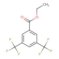 Chemical structure of ethyl 3,5-bis(trifluoromethyl)benzoate - CSSB00000028713
