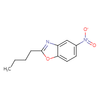 Chemical structure of 2-butyl-5-nitro-1,3-benzoxazole - CSSB00000067739