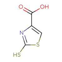Chemical structure of 2-sulfanyl-1,3-thiazole-4-carboxylic acid - CSSB00009909744