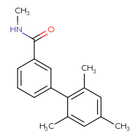 Chemical structure of N,2',4',6'-tetramethyl-[1,1'-biphenyl]-3-carboxamide - CSSB06583640314