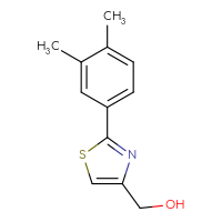Chemical structure of [2-(3,4-dimethylphenyl)-1,3-thiazol-4-yl]methanol - CSSB00010173399