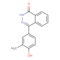 Chemical structure of 4-(4-hydroxy-3-methylphenyl)-1,2-dihydrophthalazin-1-one - CSSB02200318791